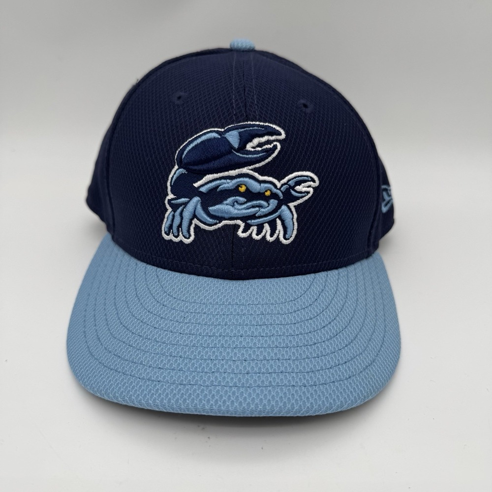Charlotte Stone Crabs Minor League Baseball Hat Size 7 3/8 Blue 59FIFTY NewEra